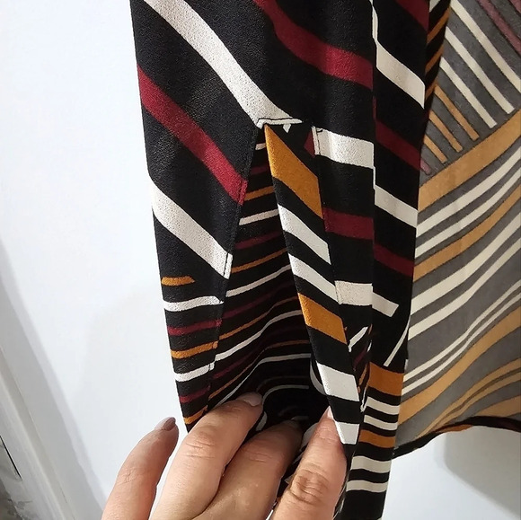 Chicos multicolored travel duster jacket size 4 - Picture 7 of 10